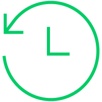 Icon depicting backup and disaster recovery solutions for business continuity