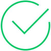 Icon depicting checkmark