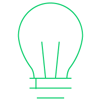 Icon symbolizing innovative technology services