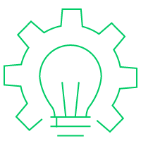 Icon symbolizing strategic IT consulting for business technology planning