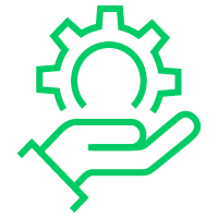 Icon symbolizing vendor management and IT procurement services